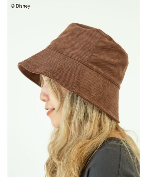 Disney(ディズニー)の「DISNEYコーデュロイバケットハット(ハット・レディース・ブラウン/アイボリー・FREE)」の9枚目の写真