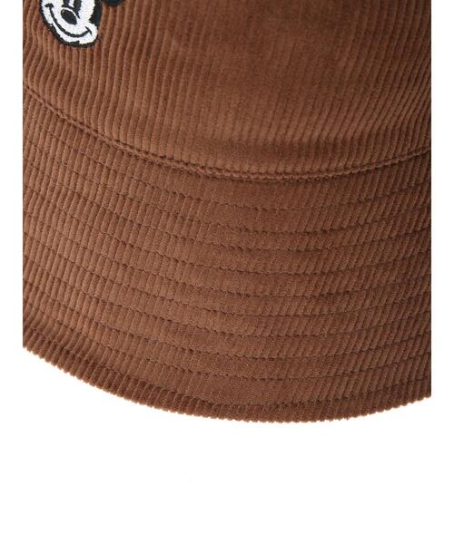 Disney(ディズニー)の「DISNEYコーデュロイバケットハット(ハット・レディース・ブラウン/アイボリー・FREE)」の20枚目の写真