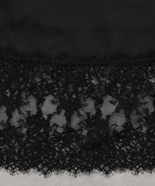 yuw(ユウ)の「スソレーススカート 260834(スカート・レディース・ブラック/ブラック系その他・FREE)」の8枚目の写真