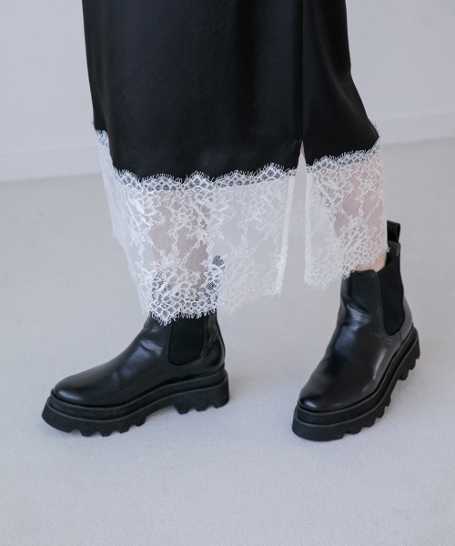 yuw(ユウ)の「スソレーススカート 260834(スカート・レディース・ブラック/ブラック系その他・FREE)」の19枚目の写真