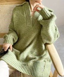 DISCOAT | スキッパーチュニック(ニット/セーター)