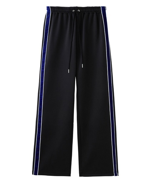 X-girl（エックスガール）の「SIDE LINE JERSEY PANTS/サイドライン　ジャージーパンツ（その他パンツ・レディース・ブラック/グレー・S/M/XS）」の14枚目の写真