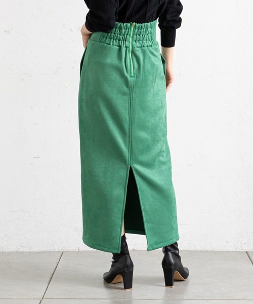 prose verse（プロズヴェール）の「バックジップロング丈ナロースカート（スカート・レディース・ブラック/ブルー/ピンク/グリーン・MEDIUM）」の10枚目の写真