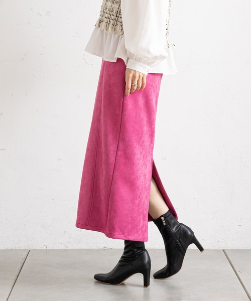 prose verse（プロズヴェール）の「バックジップロング丈ナロースカート（スカート・レディース・ブラック/ブルー/ピンク/グリーン・MEDIUM）」の17枚目の写真