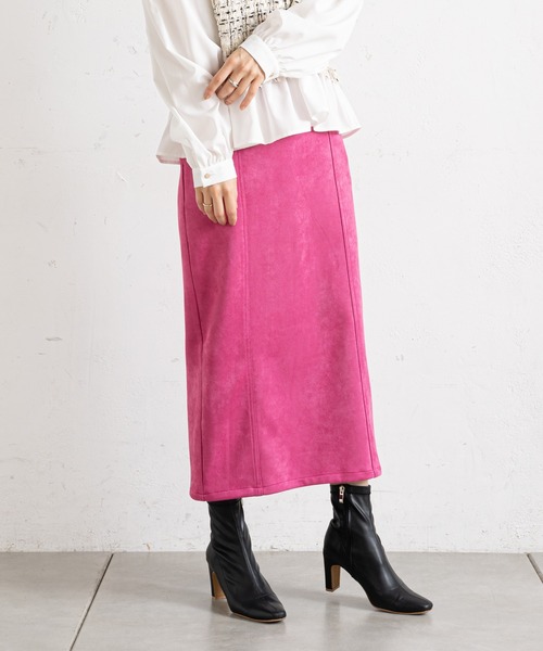 prose verse（プロズヴェール）の「バックジップロング丈ナロースカート（スカート・レディース・ブラック/ブルー/ピンク/グリーン・MEDIUM）」の19枚目の写真