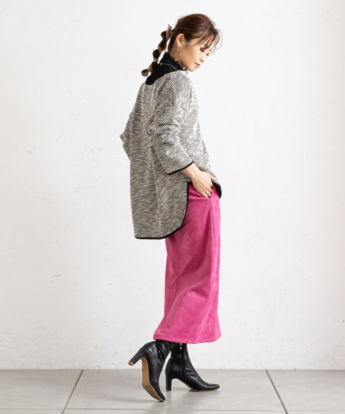 prose verse（プロズヴェール）の「バックジップロング丈ナロースカート（スカート・レディース・ブラック/ブルー/ピンク/グリーン・MEDIUM）」の13枚目の写真