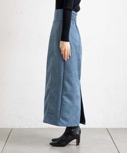 prose verse（プロズヴェール）の「バックジップロング丈ナロースカート（スカート・レディース・ブラック/ブルー/ピンク/グリーン・MEDIUM）」の22枚目の写真