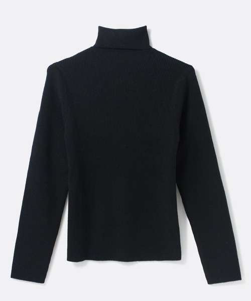 one way（ワンウェイ）の「【oneway Jeans】タートルニット（ニット/セーター・レディース・ホワイト/ブラック/レッド/ライトグリーン/ブラック系その他/ブラック系その他2・FREE）」の2枚目の写真