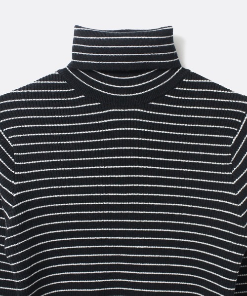 one way（ワンウェイ）の「【oneway Jeans】タートルニット（ニット/セーター・レディース・ホワイト/ブラック/レッド/ライトグリーン/ブラック系その他/ブラック系その他2・FREE）」の9枚目の写真