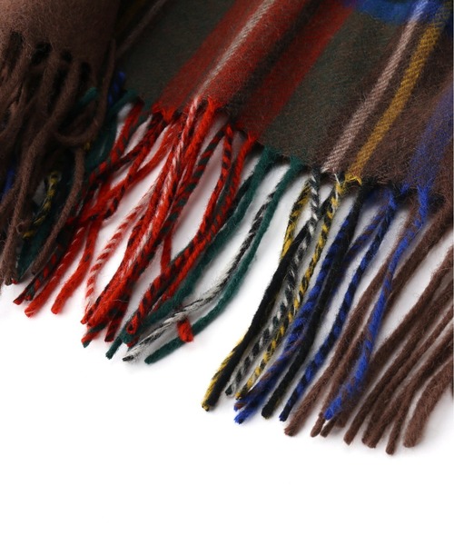 SLOBE IENA（スローブイエナ）の「【TWEEDMILL/ツイードミル】ストール◆（ストール/ショール・レディース・ベージュ/ブラウン・FREE）」の4枚目の写真