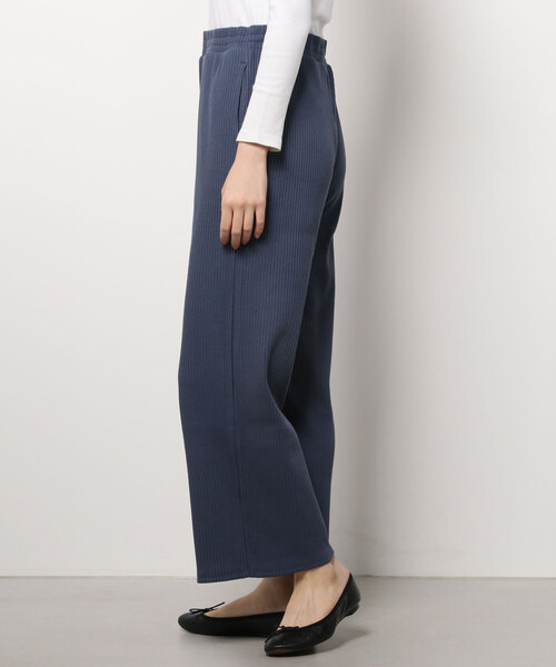 GAP（ギャップ）の「ハイライズ  リブ編みワイドストレートパンツ（その他パンツ・レディース・ブラック/ベージュ/ブルー/アイボリー・S/XS/XXS/M/L）」の5枚目の写真