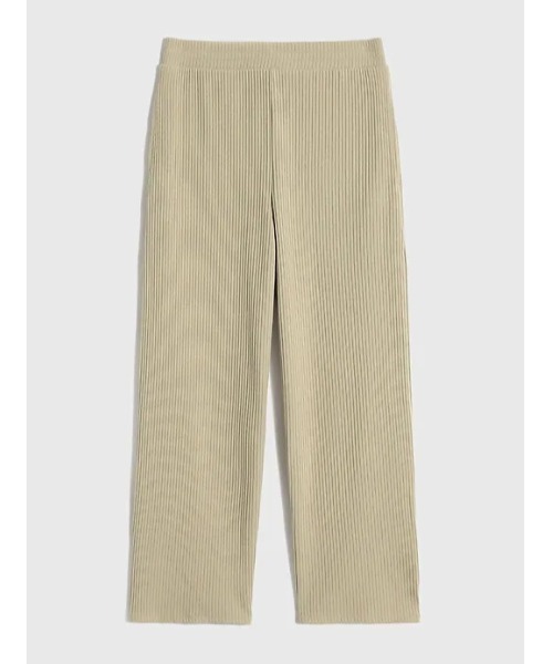 GAP（ギャップ）の「ハイライズ  リブ編みワイドストレートパンツ（その他パンツ・レディース・ブラック/ベージュ/ブルー/アイボリー・S/XS/XXS/M/L）」の7枚目の写真
