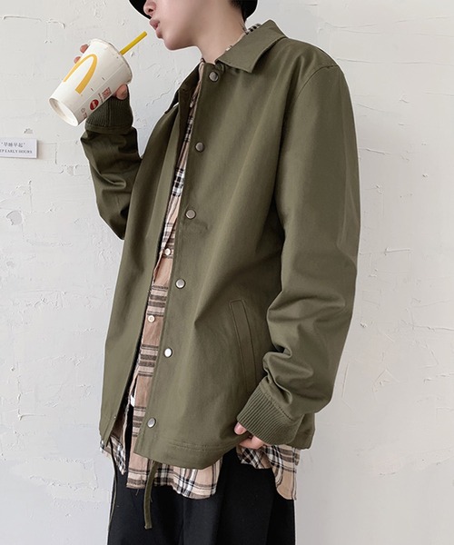 カラーツイルコーチジャケット2(ブルゾン)|MGV(エムジーヴィー) カラーツイルコーチジャケット2(ブルゾン)|MGV(エムジーヴィー)