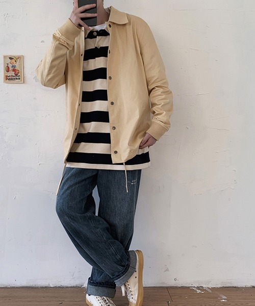 カラーツイルコーチジャケット2(ブルゾン)|MGV(エムジーヴィー) カラーツイルコーチジャケット2(ブルゾン)|MGV(エムジーヴィー)