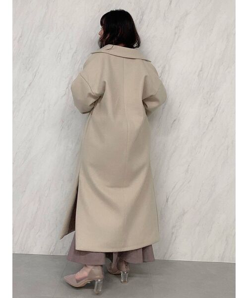 dazzlin(ダズリン)の「ビッグシルエットチェスターコート(チェスターコート・レディース・モカ/ブラウン/アイボリー・FREE)」の10枚目の写真