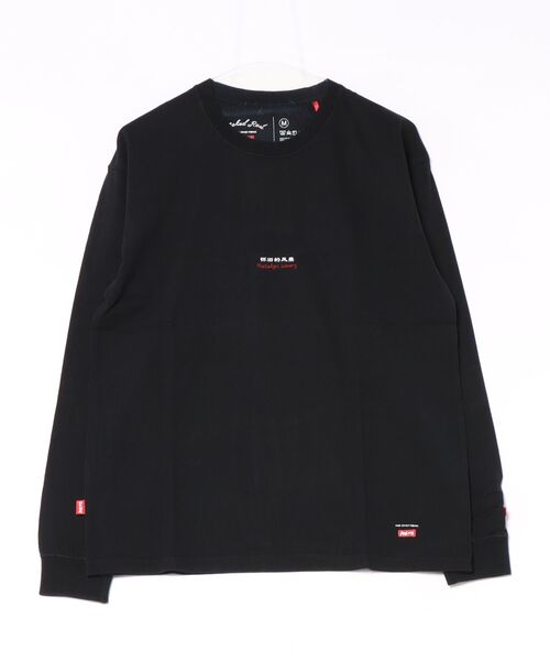 Naked Rust and other POEMS(ネイキッドラストアンドアザーポエムス)の「【69】【POEMS】フォトバックプリントロングスリーブTシャツ(Tシャツ/カットソー・メンズ・ホワイト/ブラック/サックスブルー・MEDIUM/LARGE)」の2枚目の写真