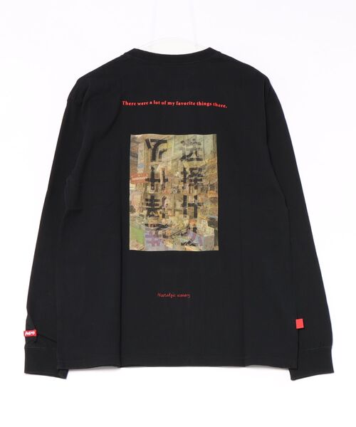 Naked Rust and other POEMS(ネイキッドラストアンドアザーポエムス)の「【69】【POEMS】フォトバックプリントロングスリーブTシャツ(Tシャツ/カットソー・メンズ・ホワイト/ブラック/サックスブルー・MEDIUM/LARGE)」の5枚目の写真