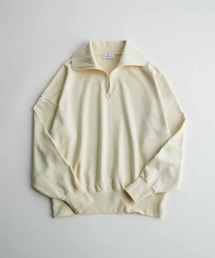 ADAM ET ROPE' | 【WEB限定】《数量限定追加》ビッグカラー ハーフジップ ルーズスウェット(スウェット)