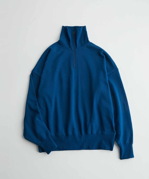 アダムエロペ　スウェット　ハーフジップ　完売品 WEB限定(一部店舗展開あり)】ハーフZIPスウェットワンピース
