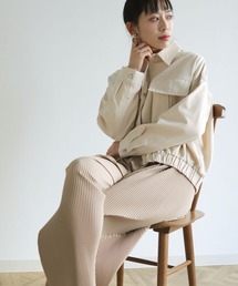 vingtrois | 【Vingtrois】カラーステッチワークデザインショート丈ブルゾン(ブルゾン)