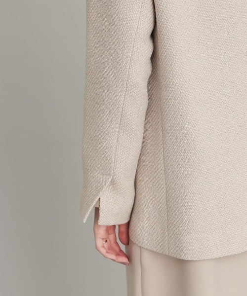 URBAN RESEARCH DOORS(アーバンリサーチドアーズ)の「ツィードVネックロングジャケット(テーラードジャケット・レディース・ネイビー/ベージュ系その他・ONE)」の19枚目の写真