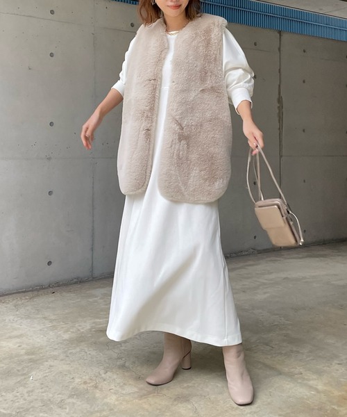 DouDou（ドゥドゥ）の「NEWドルマン切替ワンピース（ワンピース