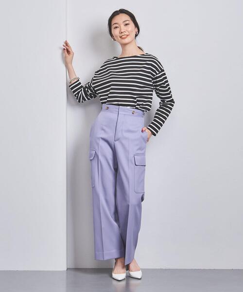 UNITED ARROWS（ユナイテッドアローズ）の「＜UNITED ARROWS＞C ボートネック カットソー W◆（Tシャツ/カットソー・レディース・ホワイト/ブラック/コバルトブルー・FREE）」の7枚目の写真