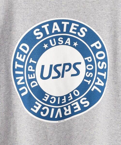 SHIPS any（シップス エニィ）の「USPS: サークルロゴ プリント ロンT◇（Tシャツ/カットソー・メンズ・ホワイト/グレー・LARGE/X-LARGE/XX-LARGE）」の17枚目の写真