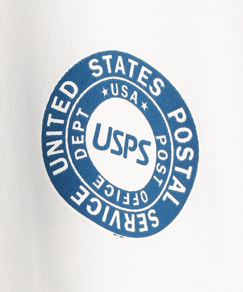 SHIPS any（シップス エニィ）の「USPS: サークルロゴ プリント ロンT◇（Tシャツ/カットソー・メンズ・ホワイト/グレー・LARGE/X-LARGE/XX-LARGE）」の18枚目の写真