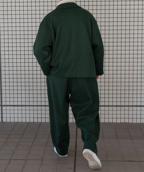 kutir(クティール)の「ウールライクテーパードパンツ(セットアップ着用可!)(その他パンツ・メンズ・ブラック/ブラウン/グリーン・MEDIUM/LARGE)」の20枚目の写真