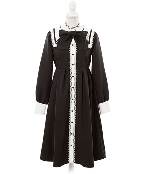ちゃんまい♡90cmリバティ✖️無地セーラーワンピース ディアマイラブ セーラーワンピース 量産型 地雷系 制服
