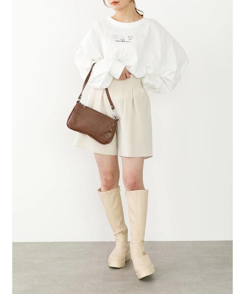 SLURR（スラ―）の「おこめ刺繍プルオーバー（Tシャツ/カットソー・レディース・オフホワイト/ベージュ・FREE）」の17枚目の写真