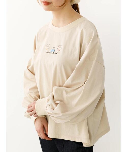 SLURR（スラ―）の「おこめ刺繍プルオーバー（Tシャツ/カットソー・レディース・オフホワイト/ベージュ・FREE）」の20枚目の写真