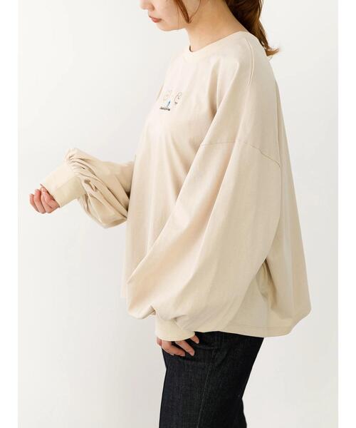 SLURR（スラ―）の「おこめ刺繍プルオーバー（Tシャツ/カットソー・レディース・オフホワイト/ベージュ・FREE）」の21枚目の写真