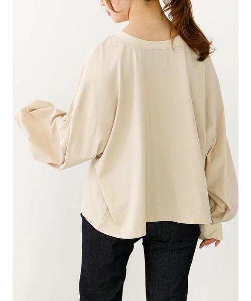 SLURR（スラ―）の「おこめ刺繍プルオーバー（Tシャツ/カットソー・レディース・オフホワイト/ベージュ・FREE）」の22枚目の写真