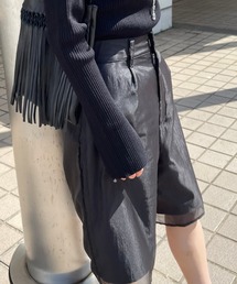 Ezick | シアーレイヤードハーフパンツ(その他パンツ)