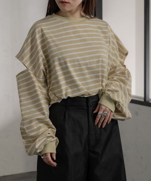 Ezick（エジック）の「シアーレイヤードハーフパンツ（その他パンツ・レディース・ブラック・FREE）」の6枚目の写真