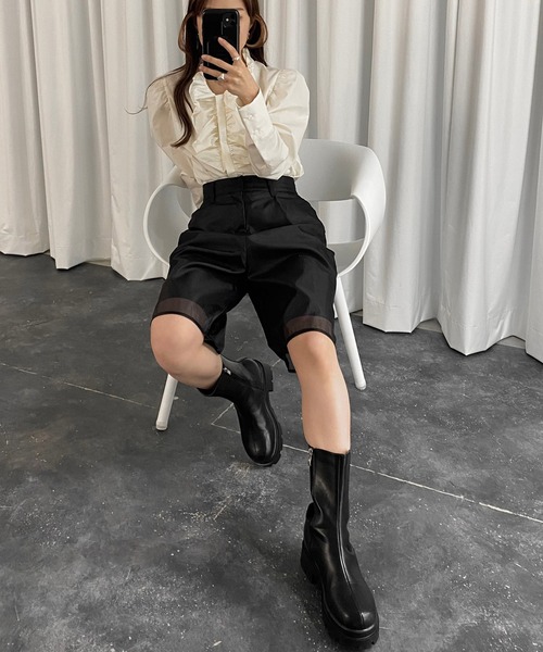 ANARCHIC ADJUSTMENT レイヤードハーフパンツ ANARCHIC ADJUSTMENT レイヤードハーフパンツ