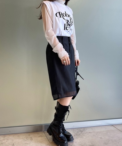 Ezick（エジック）の「シアーレイヤードハーフパンツ（その他パンツ・レディース・ブラック・FREE）」の20枚目の写真