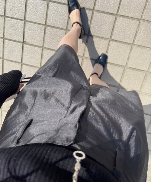 Ezick（エジック）の「シアーレイヤードハーフパンツ（その他パンツ・レディース・ブラック・FREE）」の10枚目の写真