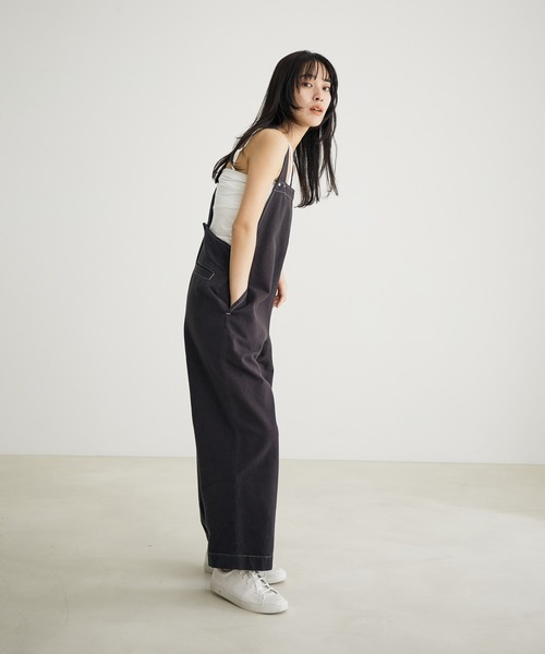 SALON adam et rope'（サロン アダム エ ロペ）の「【TRUE COTTON】カップ付きチューブトップ/ベアトップ（チューブトップ・レディース・ホワイト/ブラック/ベージュ・FREE）」の9枚目の写真