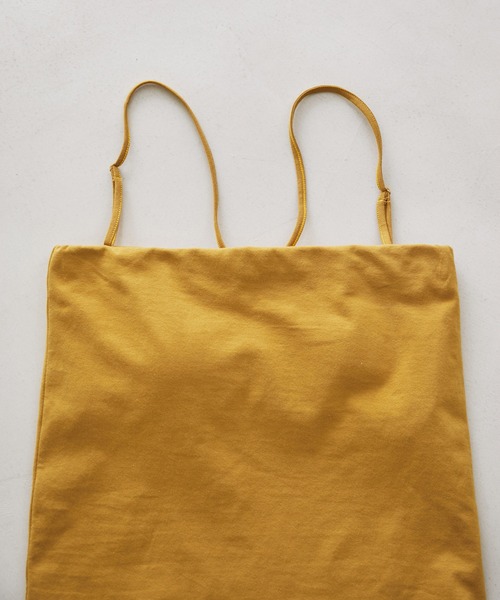 SALON adam et rope'（サロン アダム エ ロペ）の「【TRUE COTTON】カップ付きチューブトップ/ベアトップ（チューブトップ・レディース・ホワイト/ブラック/ベージュ・FREE）」の14枚目の写真