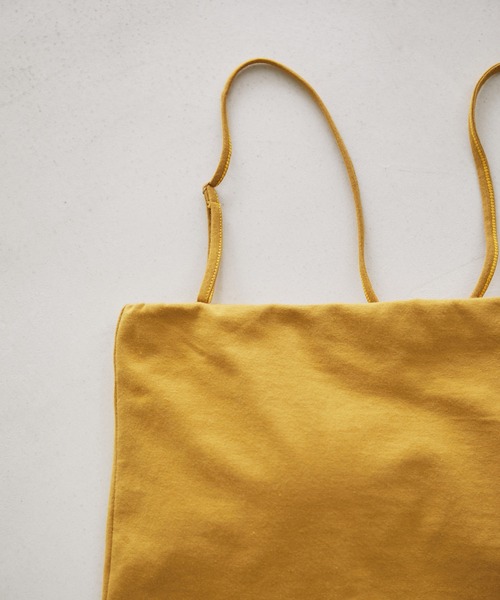 SALON adam et rope'（サロン アダム エ ロペ）の「【TRUE COTTON】カップ付きチューブトップ/ベアトップ（チューブトップ・レディース・ホワイト/ブラック/ベージュ・FREE）」の17枚目の写真