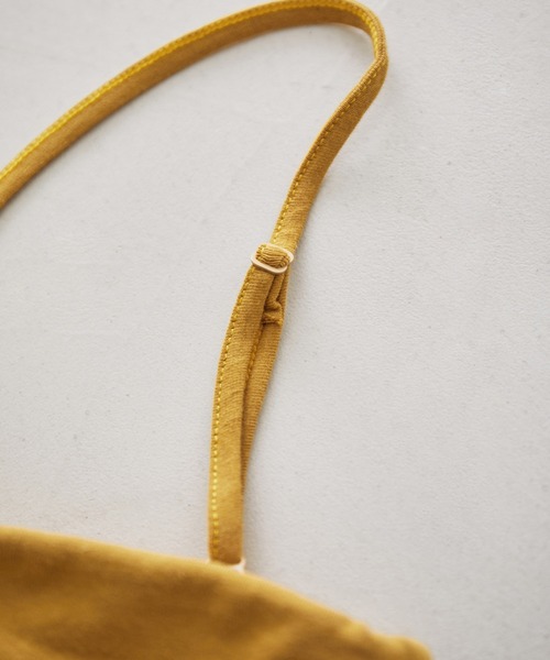 SALON adam et rope'（サロン アダム エ ロペ）の「【TRUE COTTON】カップ付きチューブトップ/ベアトップ（チューブトップ・レディース・ホワイト/ブラック/ベージュ・FREE）」の19枚目の写真