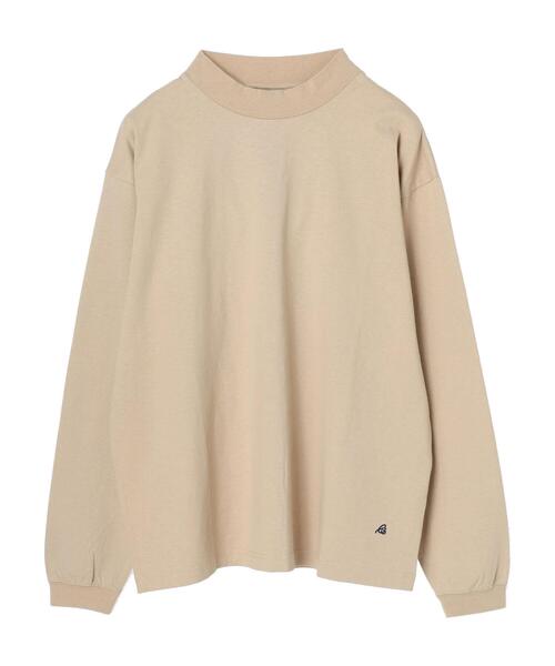 CRAFT STANDARD BOUTIQUE（クラフトスタンダードブティック）の「【汗染み防止加工】MOCKネックロンTEE　＊（Tシャツ/カットソー・メンズ・オフホワイト/ブラック/カーキ/ベージュ・LL/M/L/S）」の21枚目の写真