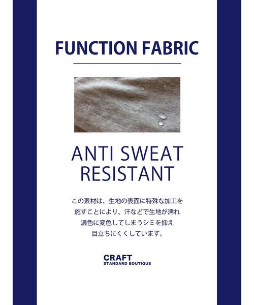 CRAFT STANDARD BOUTIQUE（クラフトスタンダードブティック）の「【汗染み防止加工】MOCKネックロンTEE　＊（Tシャツ/カットソー・メンズ・オフホワイト/ブラック/カーキ/ベージュ・LL/M/L/S）」の9枚目の写真