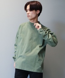 【汗染み防止加工】MOCKネックロンTEE　＊