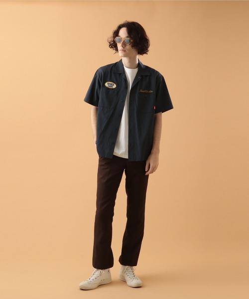 AVIREX(アヴィレックス)の「パシフィック フリート ワークシャツ / PACIFIC FLEET WORK SHIRT / アヴィレックス / AVIREX(シャツ/ブラウス・メンズ・ネイビー/コーラルピンク/チャコールグレー/ベージュ・X-LARGE/XX-LARGE/MEDIUM/LARGE)」の14枚目の写真