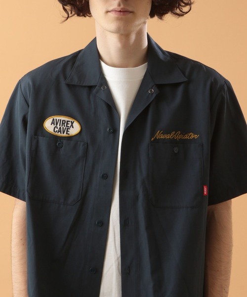 AVIREX(アヴィレックス)の「パシフィック フリート ワークシャツ / PACIFIC FLEET WORK SHIRT / アヴィレックス / AVIREX(シャツ/ブラウス・メンズ・ネイビー/コーラルピンク/チャコールグレー/ベージュ・X-LARGE/XX-LARGE/MEDIUM/LARGE)」の9枚目の写真