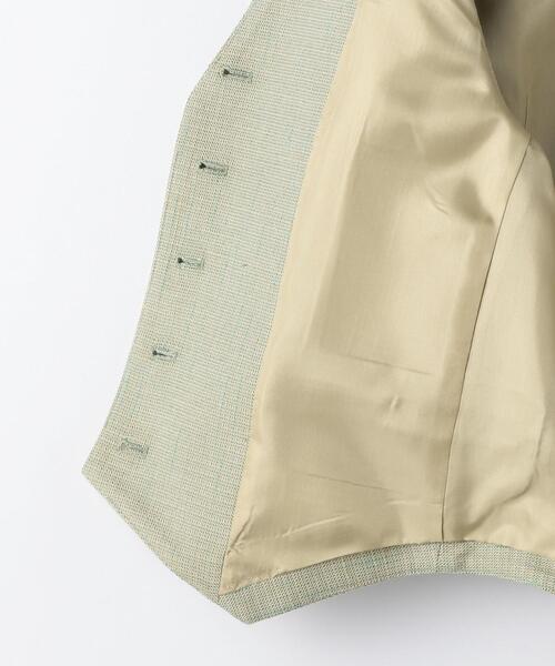 EMMEL REFINES（エメルリファインズ）の「＜EMMEL REFINES（エメル リファインズ）＞EM カラーツイード ベスト（その他アウター・レディース・ケリー/シャーベット・FREE）」の9枚目の写真